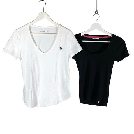 Unisex Abercrombie&Fitch - T-särk, suurus 38 - Valge ()