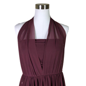 Unisex Next - Õhtukleit, suurus 38 - Veinipunane (3)