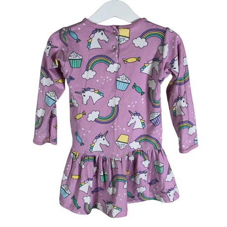 Unisex Villervalla - Trikotaažist kleit, suurus 86 - 92 - Lilla (2)