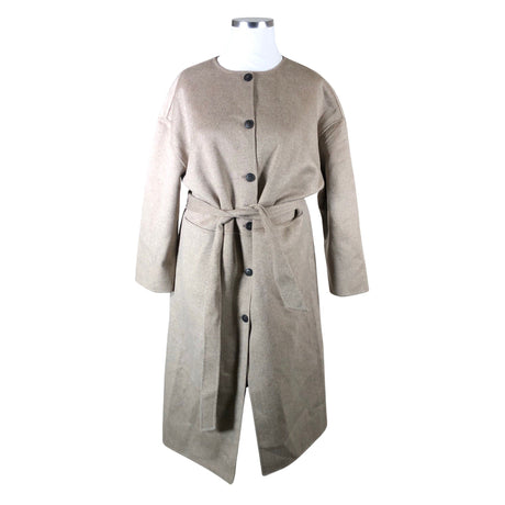 Unisex Lindex - Villane mantel, suurus 48 - Beige ()