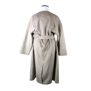 Unisex Lindex - Villane mantel, suurus 48 - Beige (2)