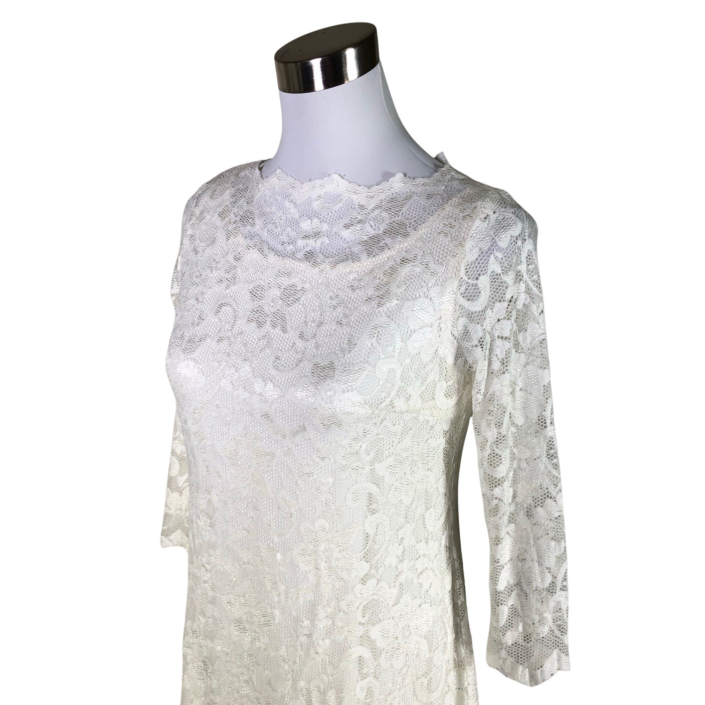 Unisex Muotikuu - Pidulik kleit, suurus 36 - Looduslik valge (3)