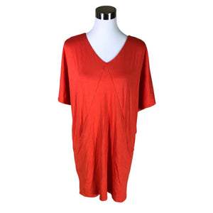 Unisex Nanso - Trikotaažist tuunika, suurus 38 - Oranž (1)