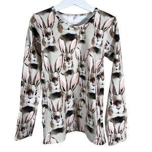 Unisex Metsola - Trikotaažist pluus, suurus 134 - 140 - Beige (1)