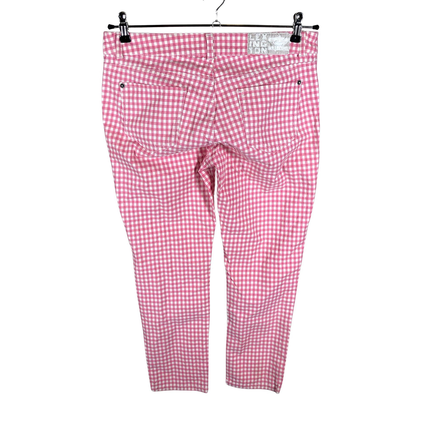 Unisex Lexington - Mittevenivad püksid, suurus W28 - Heleroosa (2)