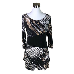 Unisex S.T.I - Trikotaažist tuunika, suurus 40 - Must (1)