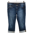 Unisex Tommy Hilfiger - Teksast poolpikad püksid, suurus 38 - Sinine ()