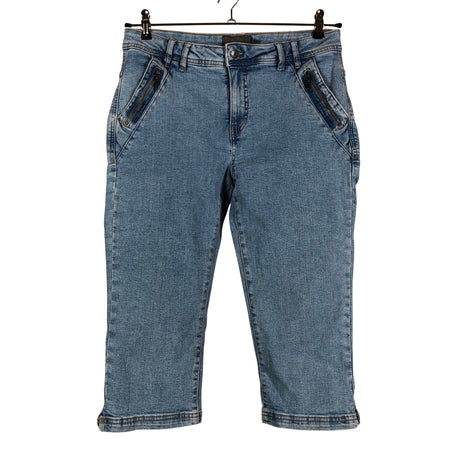 Unisex Fransa - Teksast poolpikad püksid, suurus 40 - Sinine ()