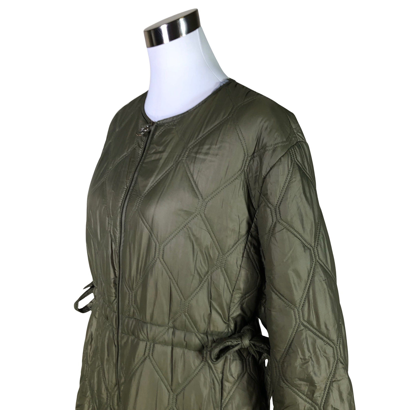 Unisex Ganni - Tepitud jope, suurus 36 - Roheline (3)