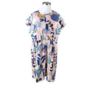 Unisex Papu - Trikotaažist kleit, suurus 42 - Heleroosa (1)