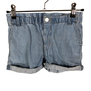 Unisex Lindex - Teksast lühikesed püksid, suurus 110 - 116 - Helesinine (1)
