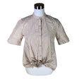 Unisex Scotch&Soda - Lühikeste käistega pluus, suurus 36 - Roheline ()