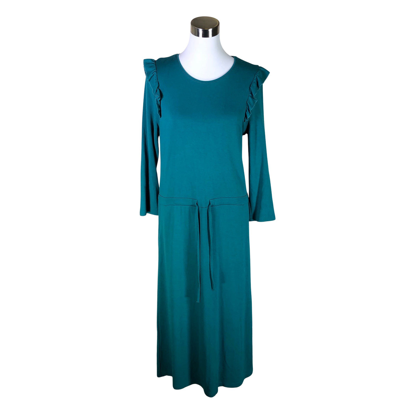 Unisex Nanso - Trikotaažist kleit, suurus 38 - Roheline (1)