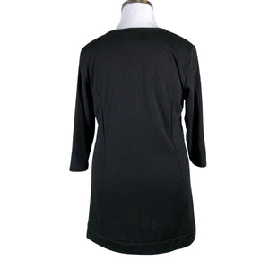 Unisex Micha - Trikotaažist tuunika, suurus 42 - Must (2)