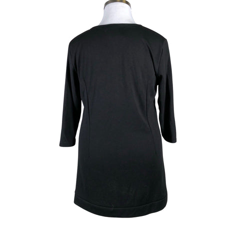 Unisex Micha - Trikotaažist tuunika, suurus 42 - Must (2)