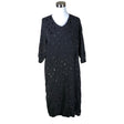 Unisex Pont Neuf - Õhuke kleit, suurus 40 - Must ()