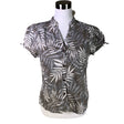 Unisex Philip Russel - Lühikeste käistega pluus, suurus 40 - Hall ()