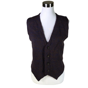 Unisex Handmade - Kootud vest, suurus 38 - Pruun (1)