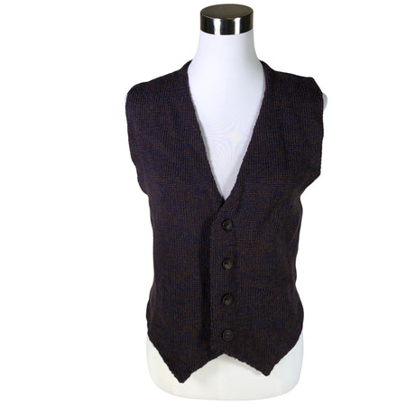 Unisex Handmade - Kootud vest, suurus 38 - Pruun ()
