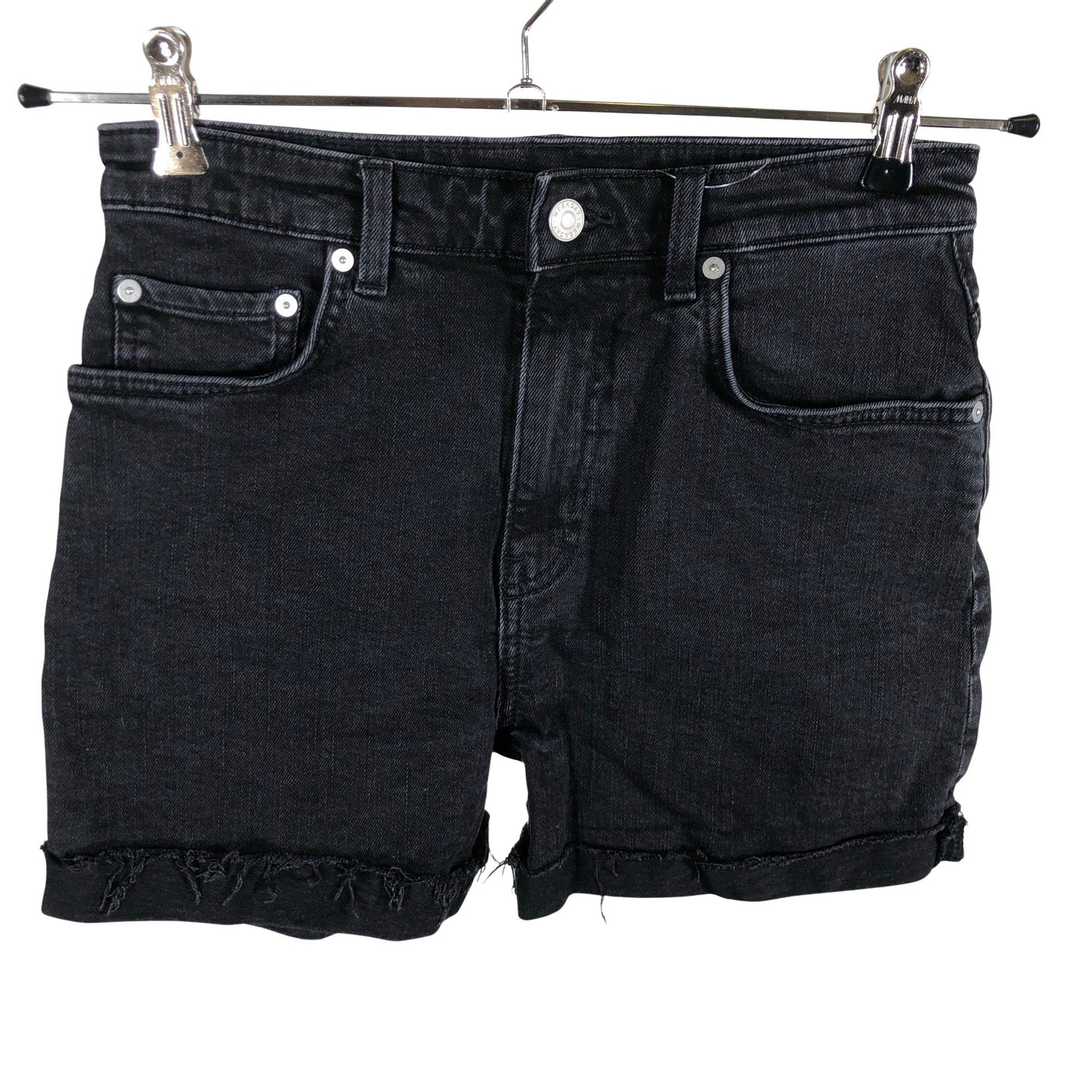 Unisex Weekday - Teksast lühikesed püksid, suurus 36 - Must (1)