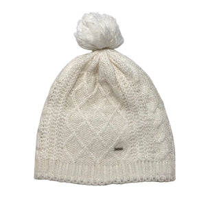 Unisex Luhta - Talvemüts, suurus 52 - 54 cm - Looduslik valge (1)