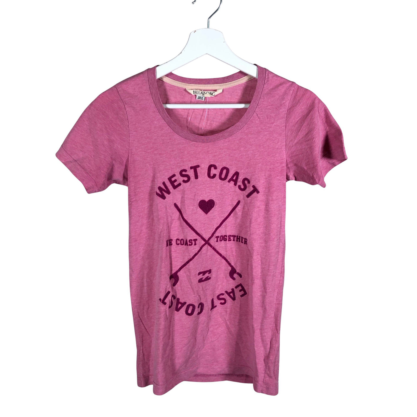 Unisex Billabong - T-särk, suurus 36 - Heleroosa (1)