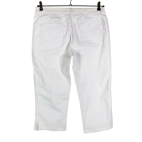 Unisex Steilmann - Mittevenivad poolpikad püksid, suurus 40 - Valge (2)