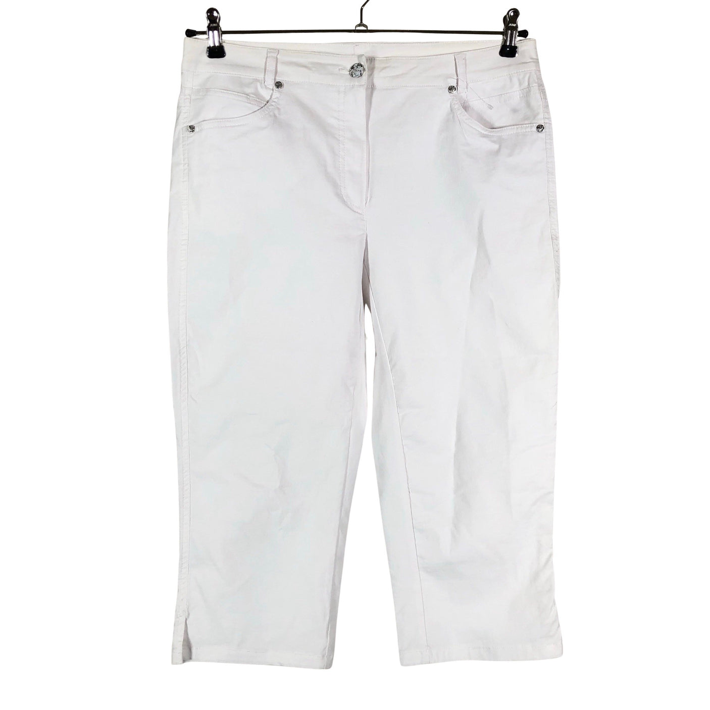 Unisex Steilmann - Mittevenivad poolpikad püksid, suurus 40 - Valge (1)