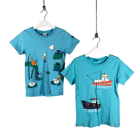 Unisex Polarn O. Pyret - T-särk, suurus 110 - 116 - Helesinine ()