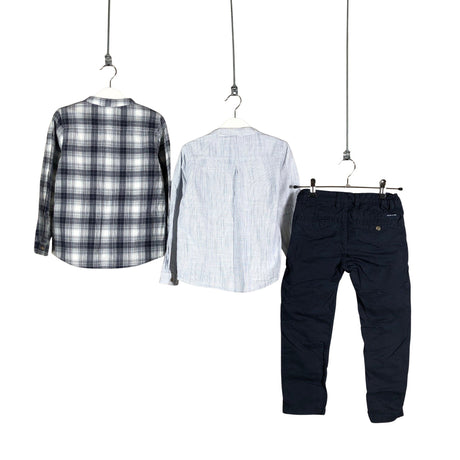 Unisex Polarn O. Pyret - Mittevenivad püksid, suurus 110 - 116 - Sinine (2)