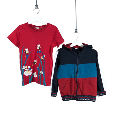 Unisex Polarn O. Pyret - Dressipluus, suurus 110 - 116 - Sinine ()