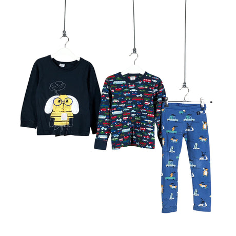 Unisex Polarn O. Pyret - Trikotaažist pluus, suurus 110 - 116 - Sinine ()