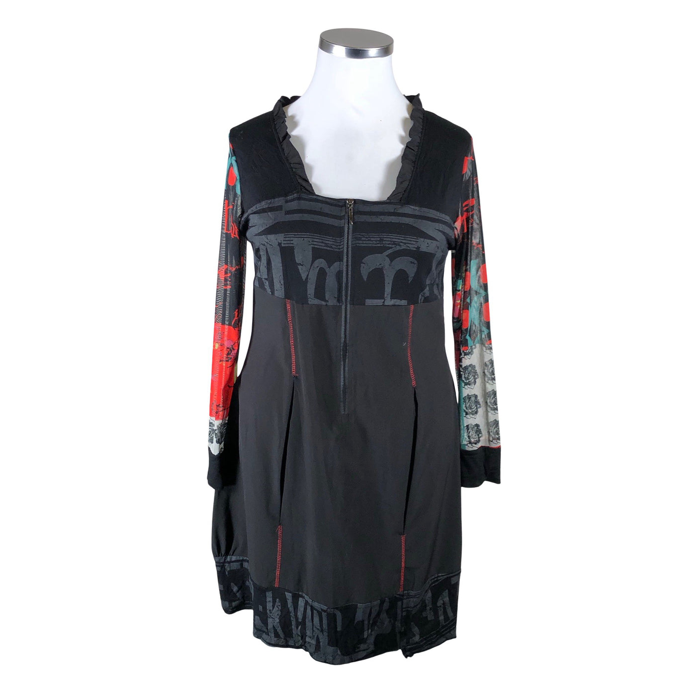 Unisex Glamz - Trikotaažist kleit, suurus 46 - Punane (1)