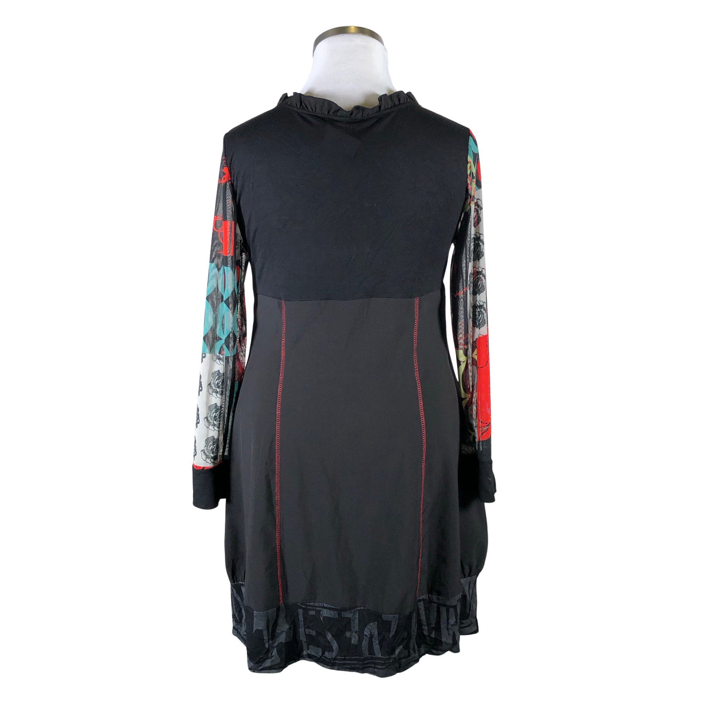 Unisex Glamz - Trikotaažist kleit, suurus 46 - Punane (2)