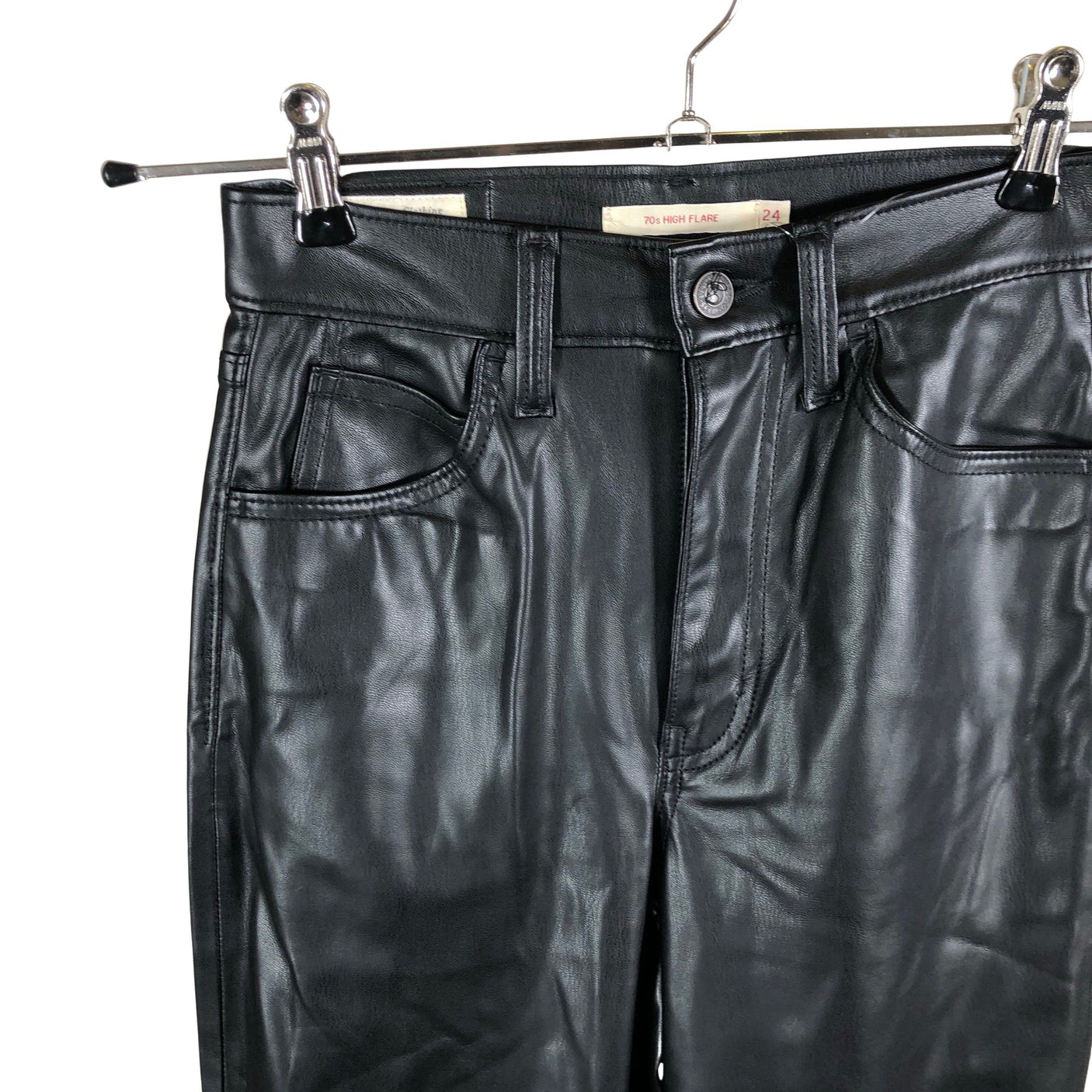 Unisex Levi's - Nahkpüksid, suurus W24 - Must (3)