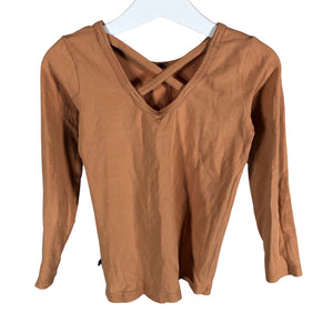 Unisex Kaiko - Trikotaažist pluus, suurus 110 - 116 - Pruun (2)