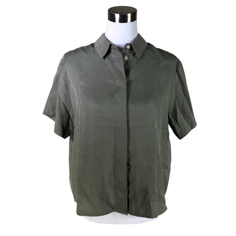 Unisex Samsoe&Samsoe - Lühikeste käistega pluus, suurus 38 - Roheline ()
