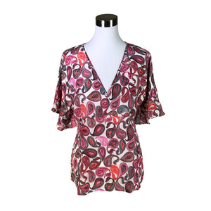 Unisex Max&Co - Lühikeste käistega pluus, suurus 40 - Valge (1)