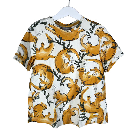 Unisex NOSH - T-särk, suurus 122 - 128 - Looduslik valge ()