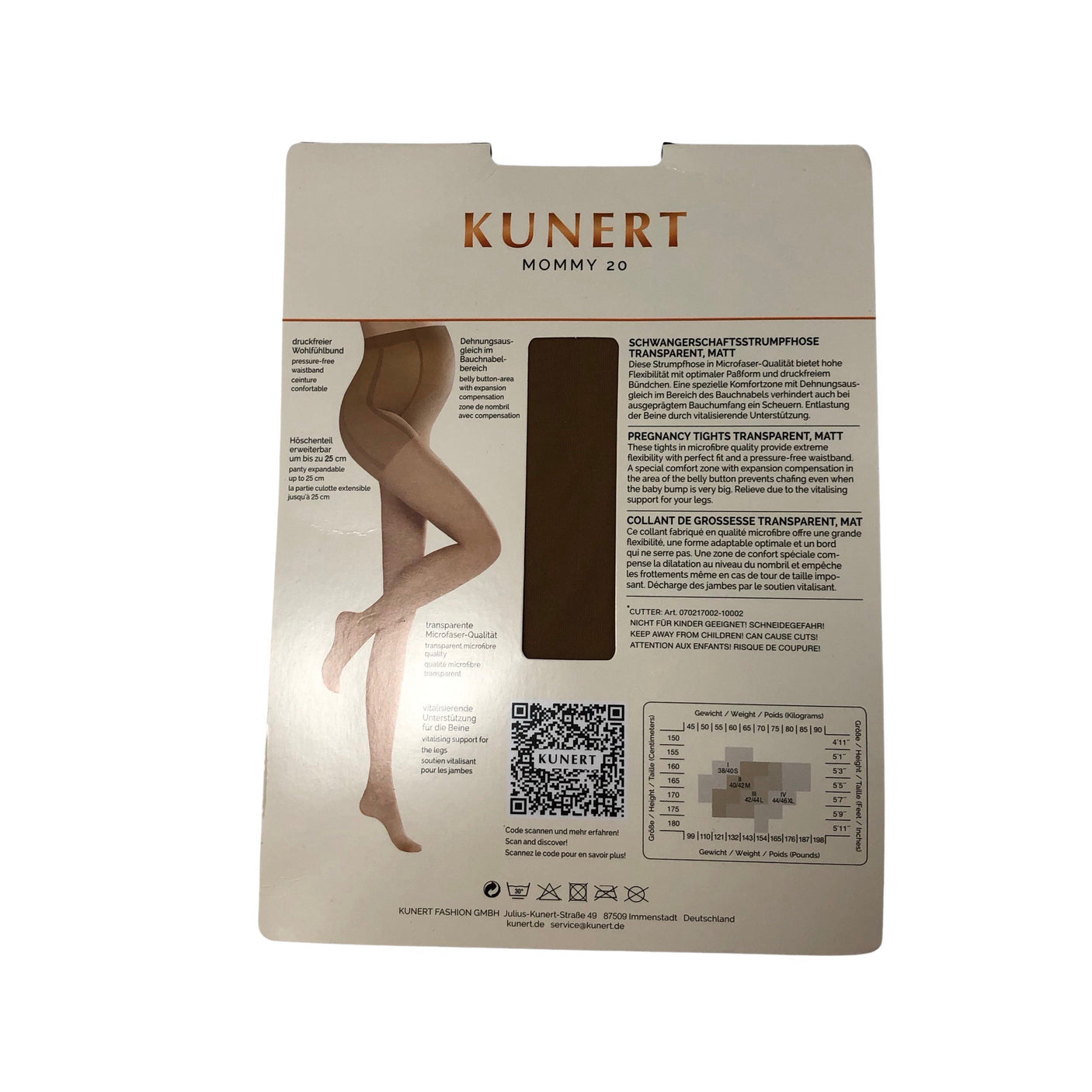 Unisex Kunert - Sukkpüksid, õhukesed, suurus 42 - Pruun (2)