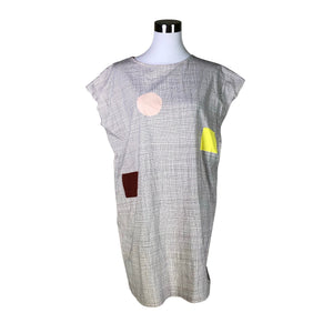 Unisex Papu - Trikotaažist kleit, suurus 34 - Valge (1)