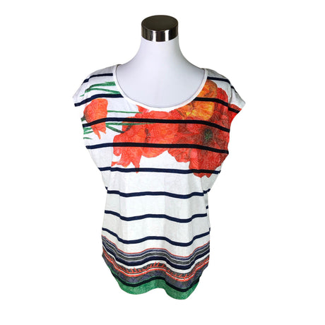 Unisex Desigual - T-särk, suurus 38 - Valge ()