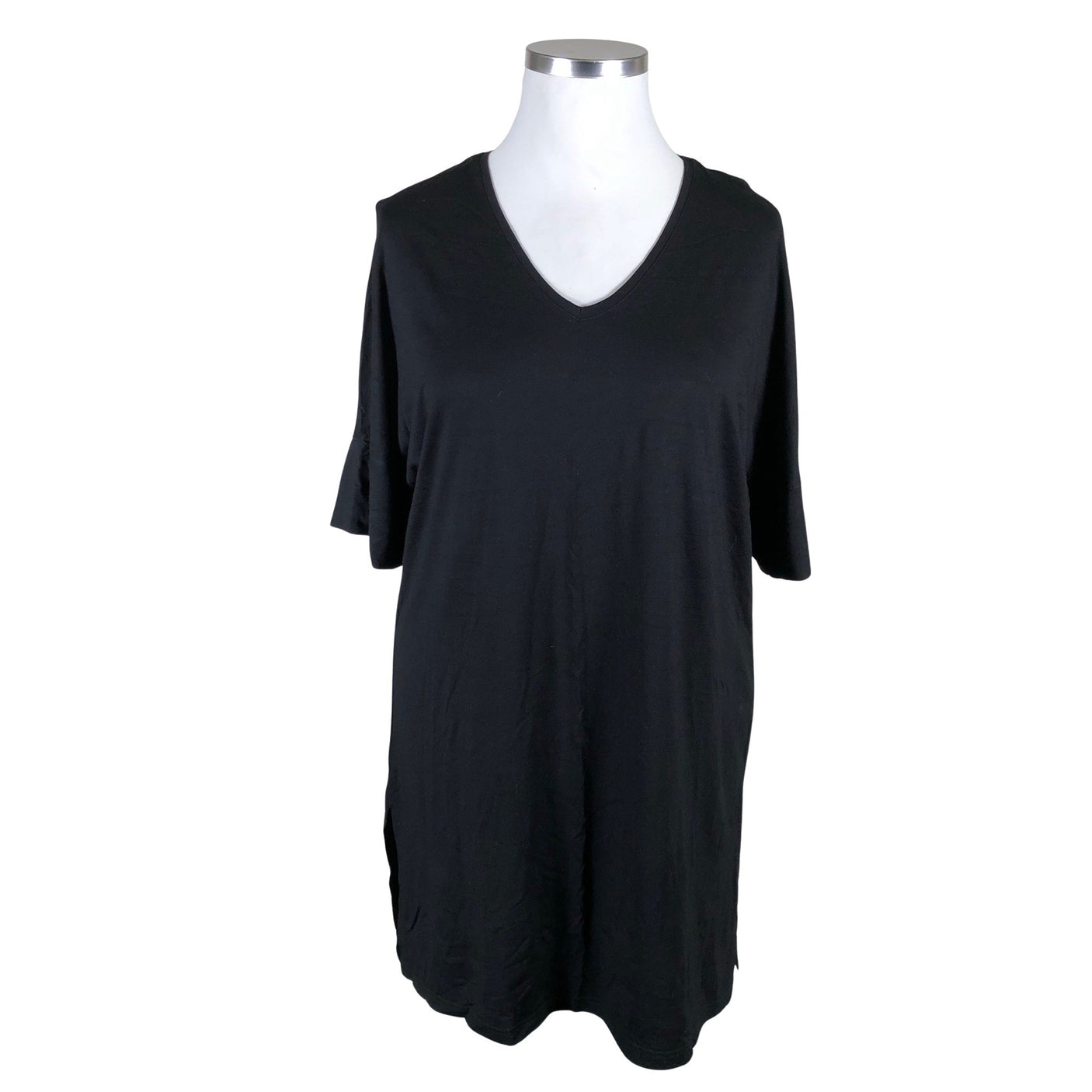 Unisex Nanso - Trikotaažist tuunika, suurus 48 - Must (1)