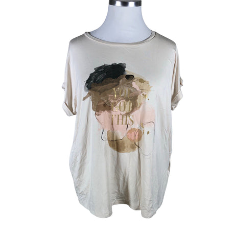 Unisex Soyaconcept - T-särk, suurus 46 - Beige ()