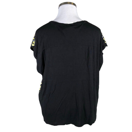 Unisex s.Oliver - Lühikeste käistega pluus, suurus 46 - Must (2)