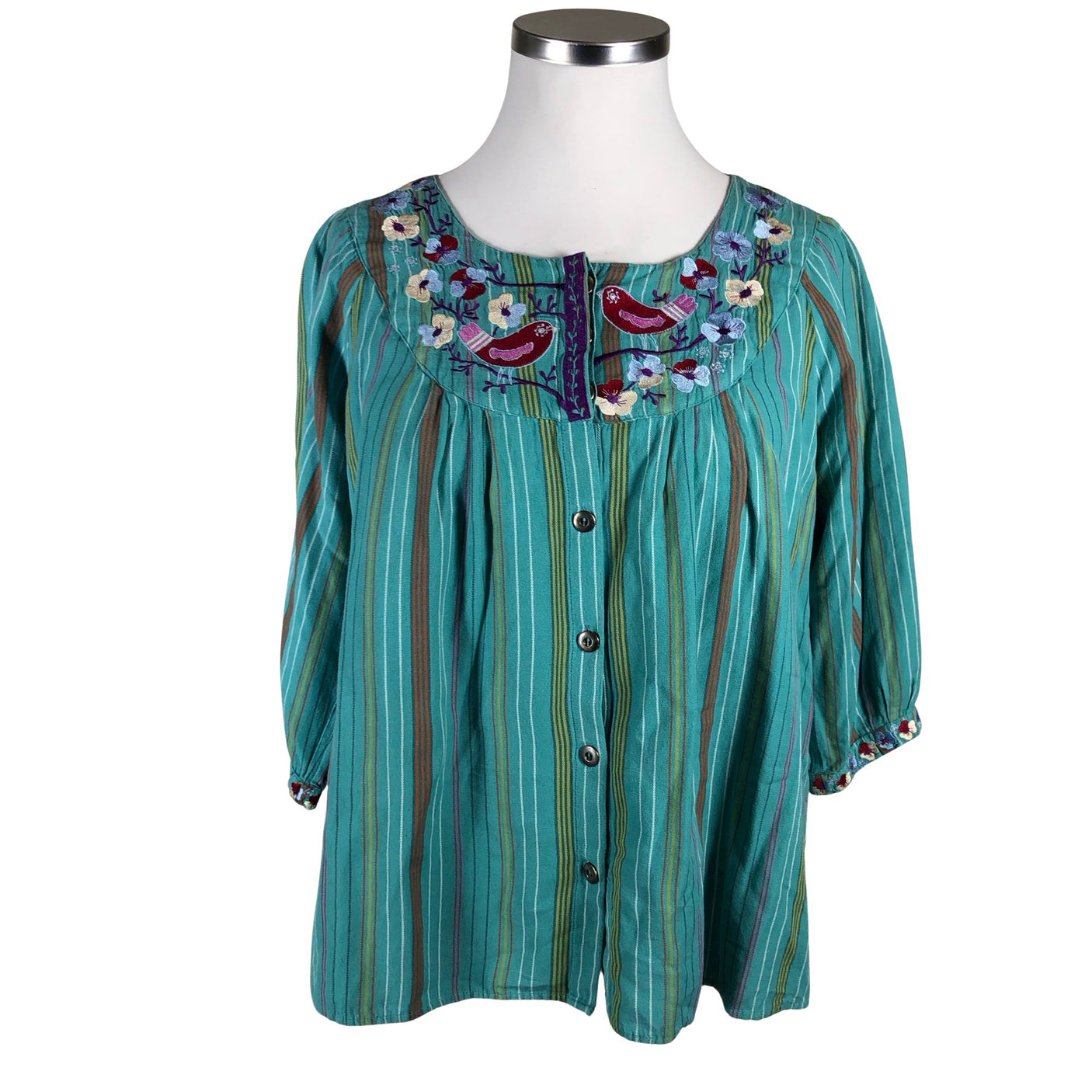Unisex Gudrun Sjöden - Pluus, suurus 44 - Türkiis (1)