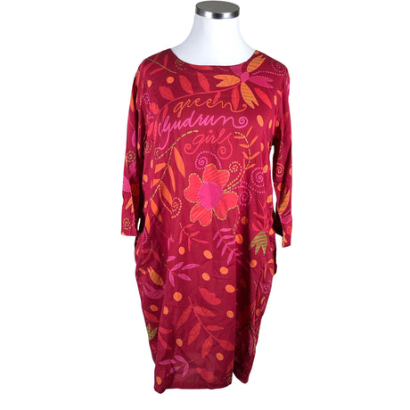 Unisex Gudrun Sjöden - Mitteveniv kleit, suurus 44 - Punane ()