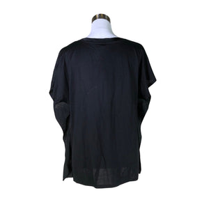 Unisex COS - Lühikeste käistega pluus, suurus 38 - Must (2)