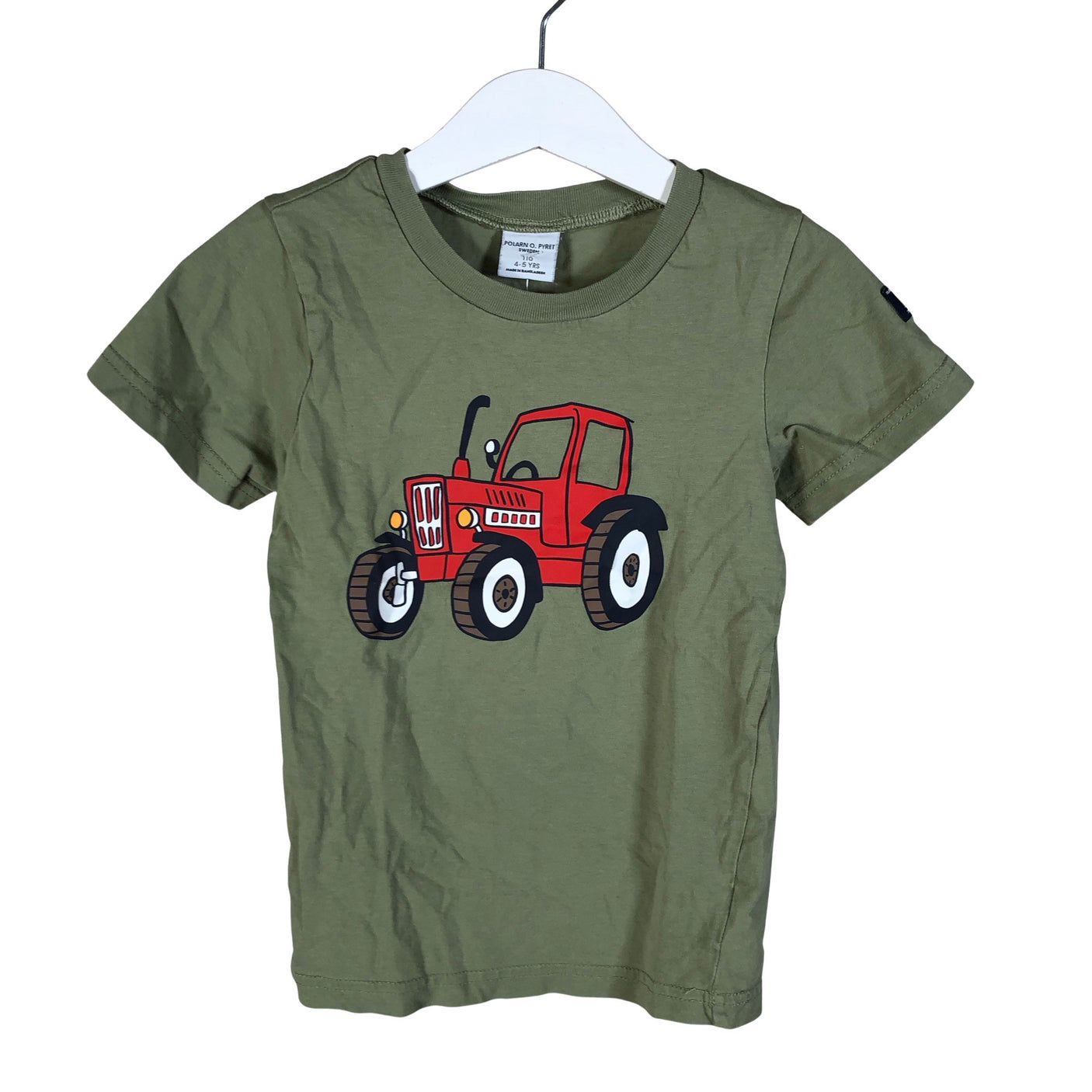 Unisex Polarn O. Pyret - T-särk, suurus 104 - 110 - Roheline (1)