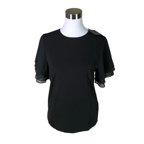 Unisex Ril's - Lühikeste käistega pluus, suurus 38 - Must ()